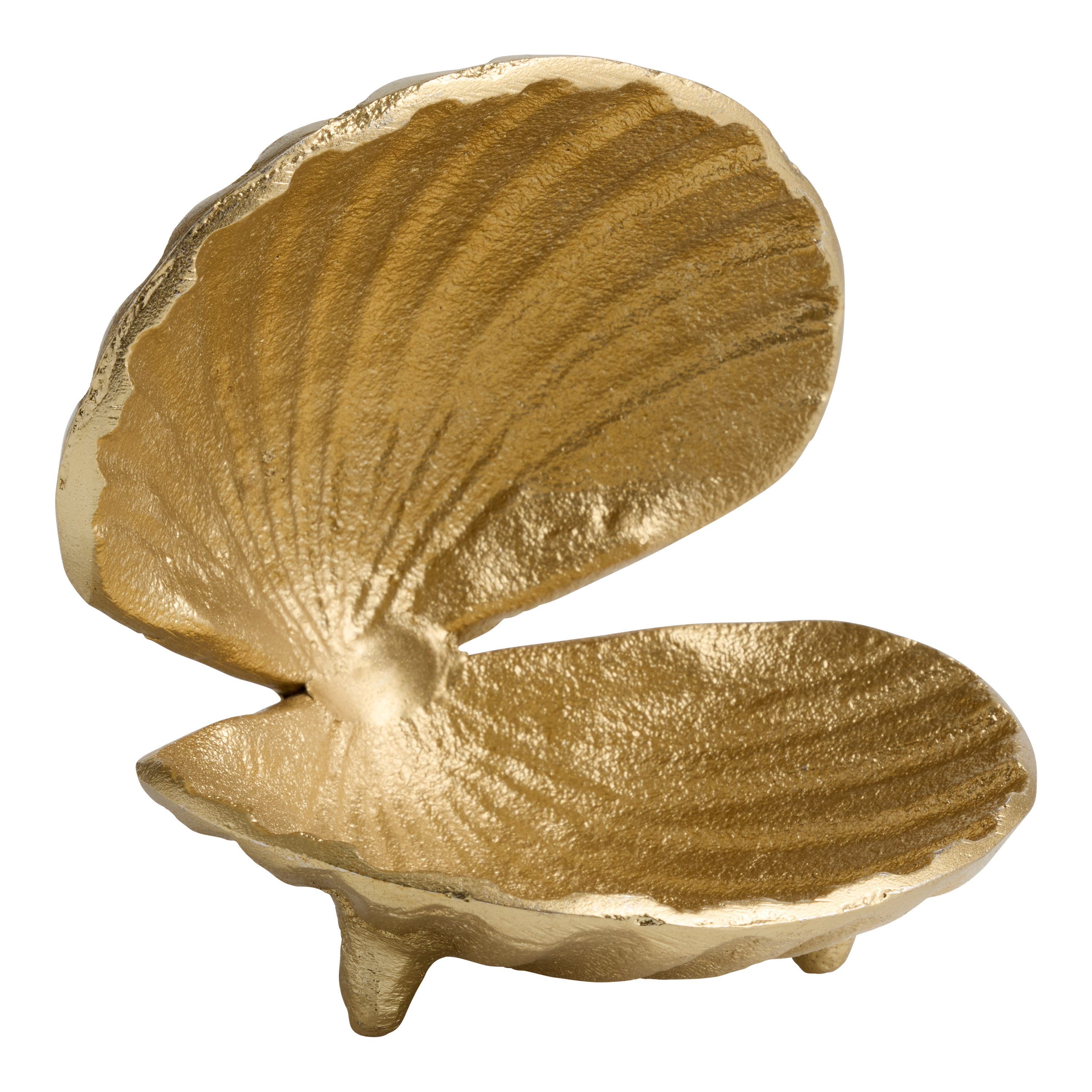 Gold Metal Shell Shaped Trinket Dish | World Market