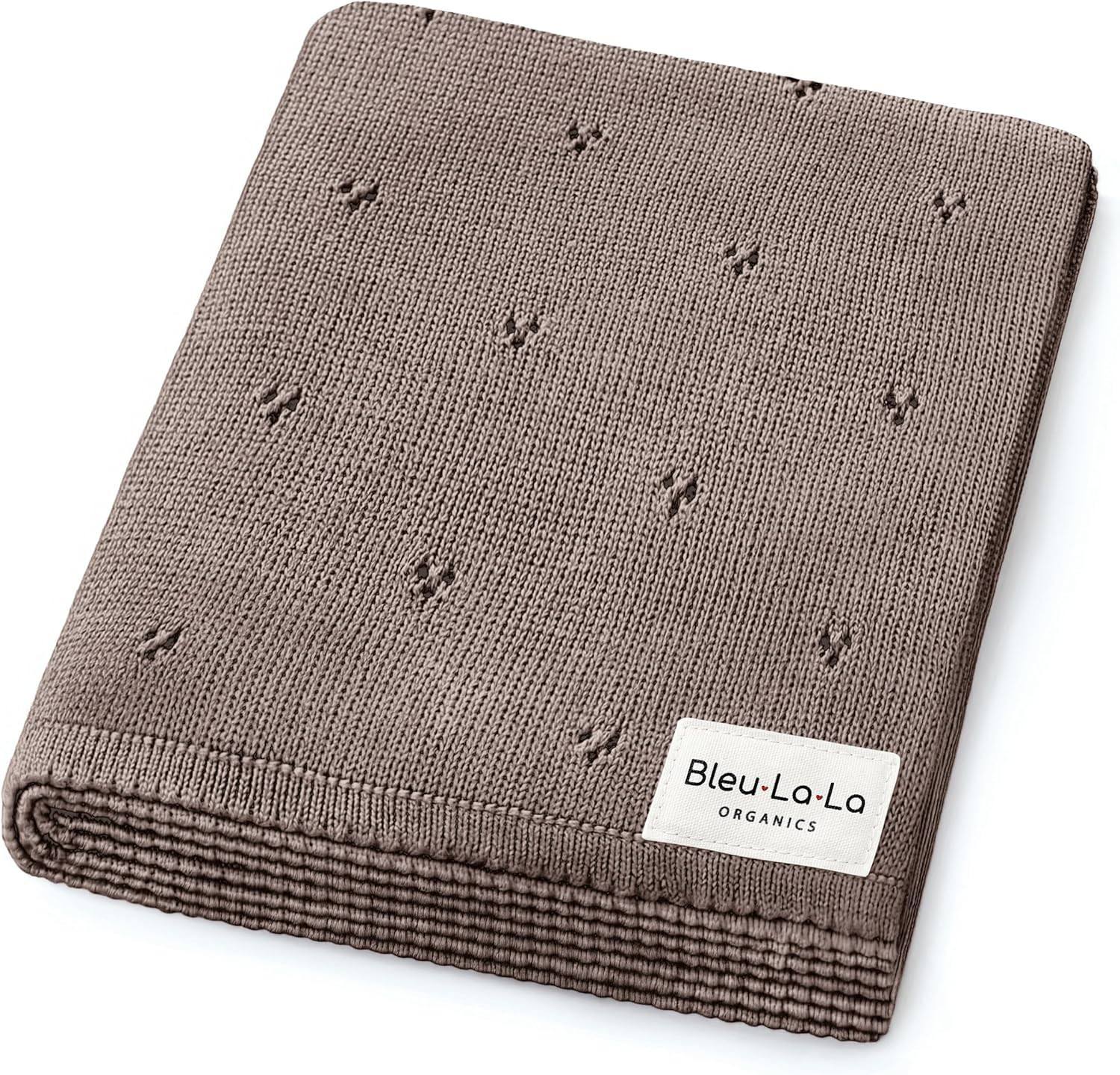 100% Luxury Organic Cotton Pointelle Knit Baby Blanket – Refined Lightweight Heirloom Nursery E... | Amazon (US)