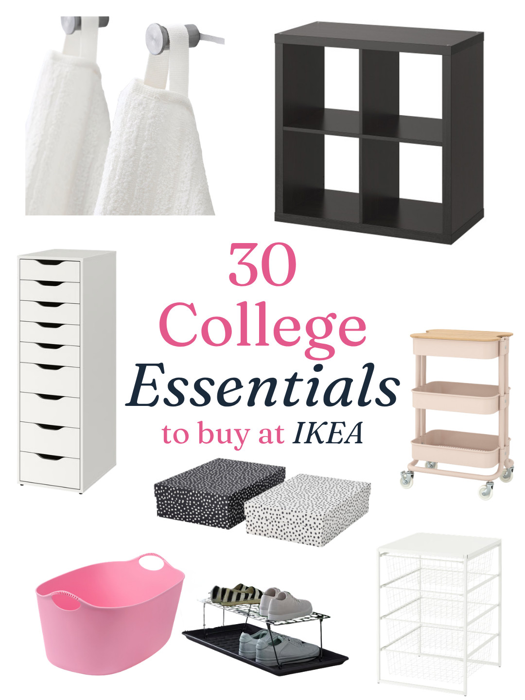 IKEA for the win! Loads of fun dorm and off-campus essentials, and we've saved you hours of wandering the store with our top 30 picks for college. 

 #LTKHome