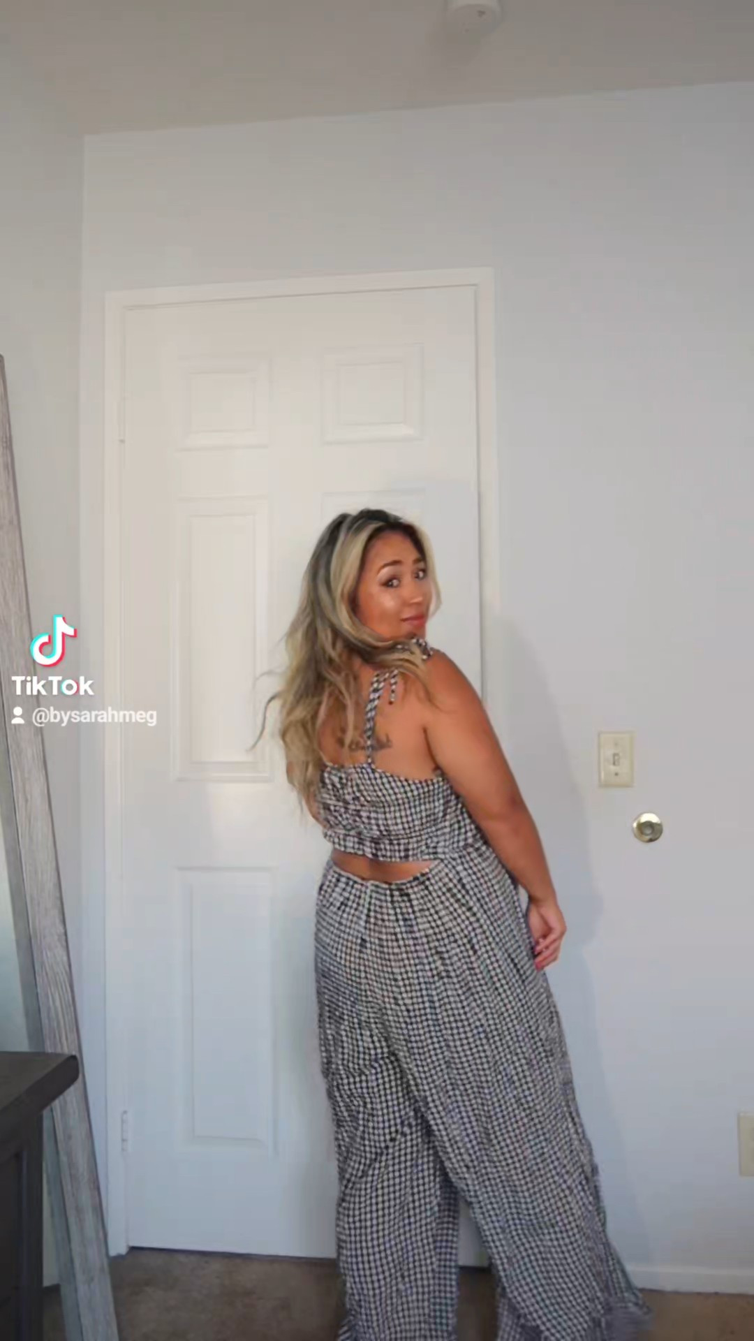 obsessed with this jumpsuit!! 🖤🤍 use code "bysarahmeg 15" for 15% off the sandals! jumpsuit (S)

#LTKSeasonal #LTKStyleTip #LTKFindsUnder100