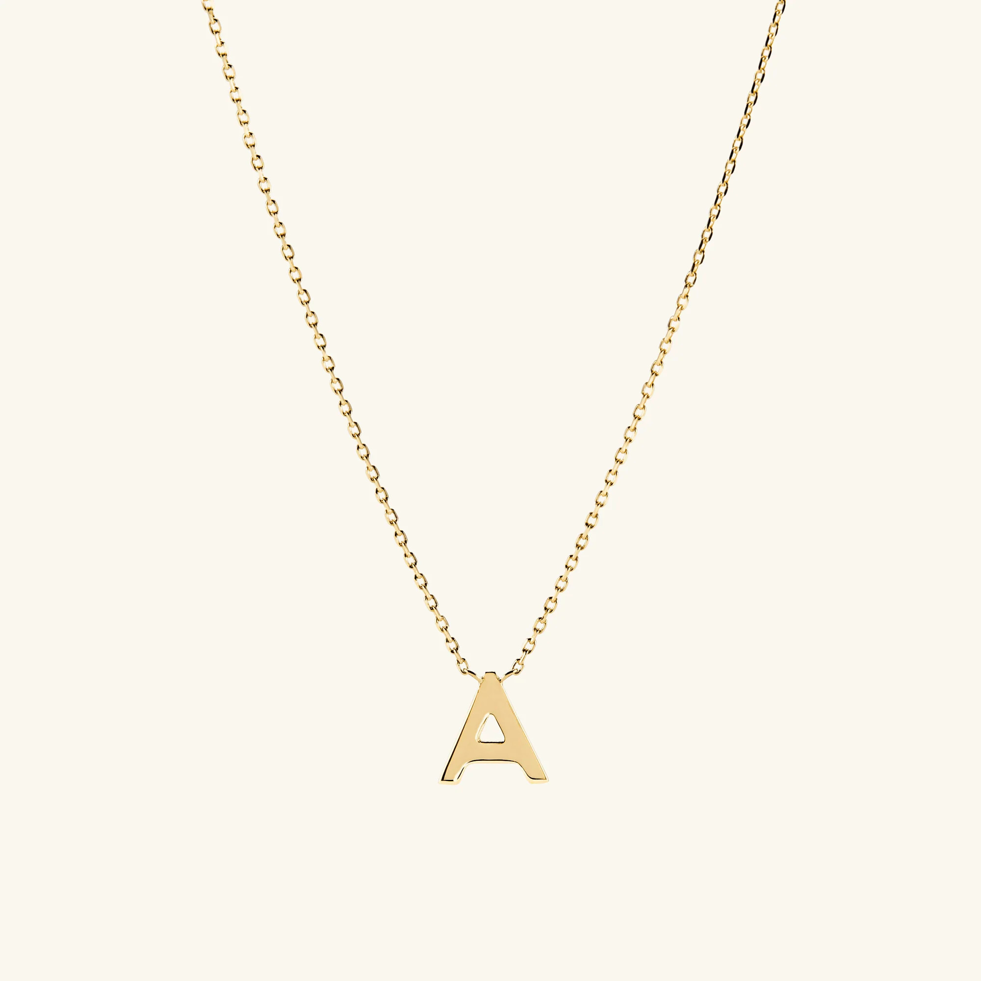 Letter Necklace | Mejuri Fine Crew