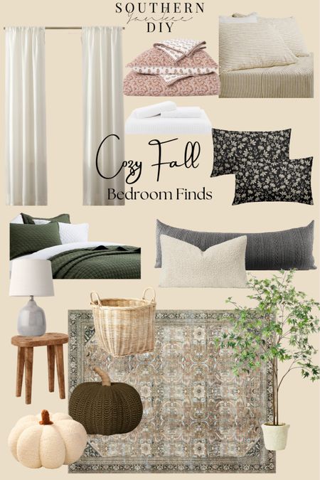 Cozy fall bedroom bedding, decor, and furniture 

#LTKhome #LTKstyletip #LTKSeasonal