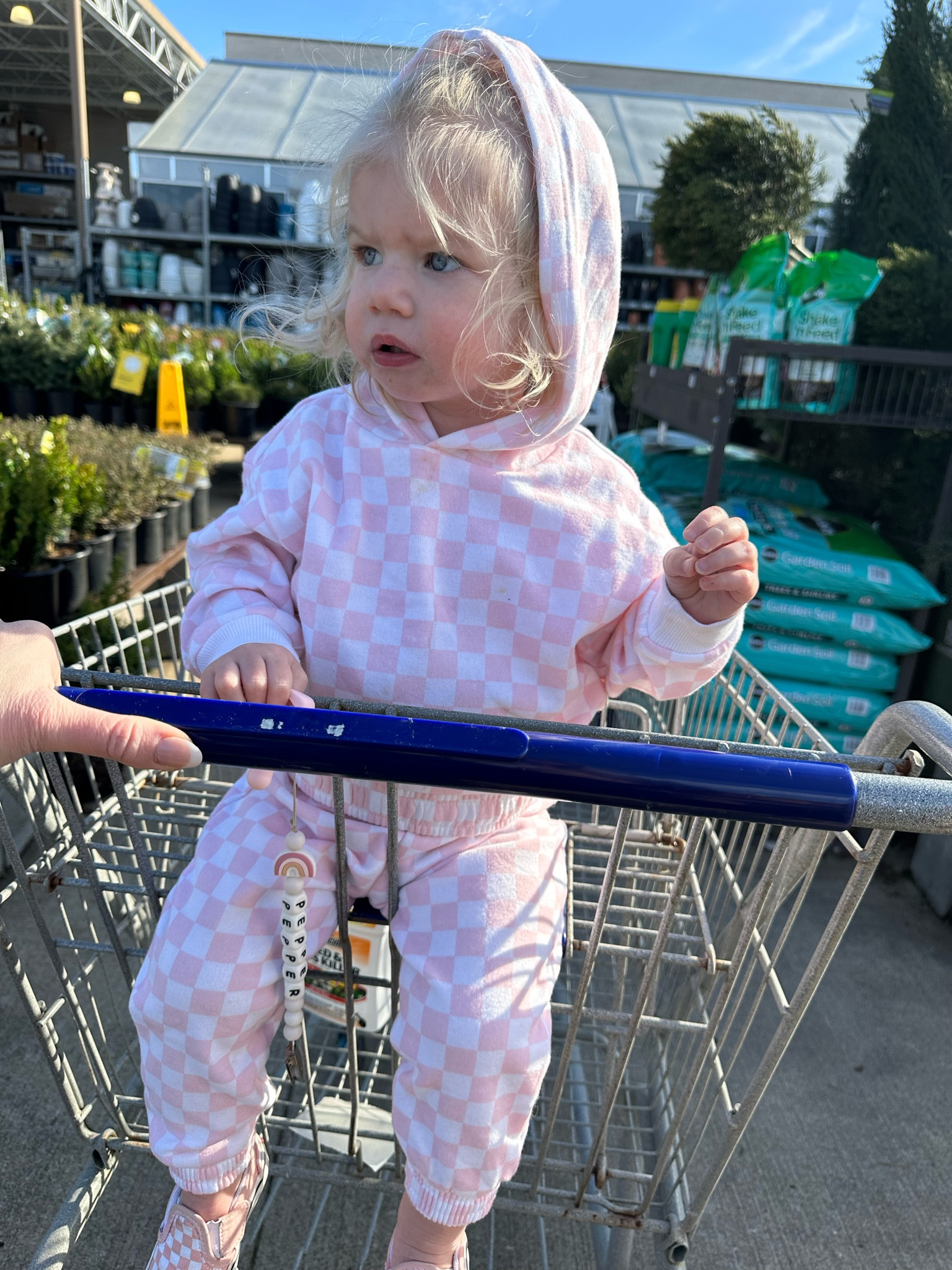 You had me at pink checkerboard print.

#LTKfit #LTKkids #LTKbaby