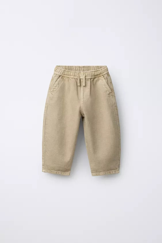 TWILL BAGGY TROUSERS | Zara UK
