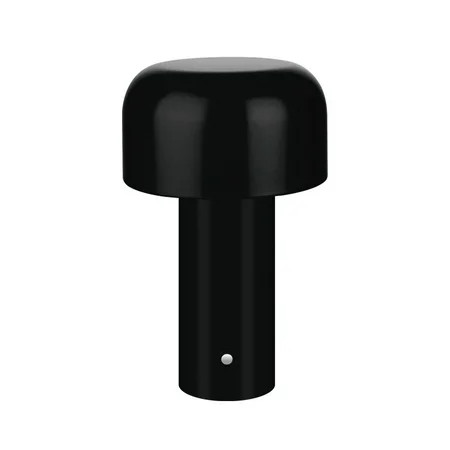 Led Creative Mushroom Rechargeable Table Lamp 3w 3 Lighting Levels Metal Night Light (black) | Walmart (US)