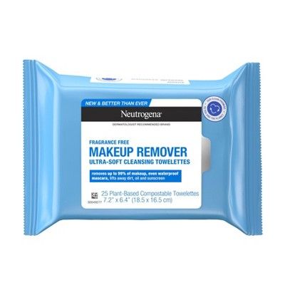 Neutrogena Fragrance-Free Makeup Remover Cleansing Wipes - 25ct | Target