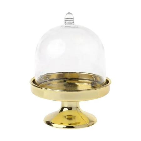 Mini Cake Stand Cupcake Box Wedding Favor Party Plastic Candy Box Transparent Ba | Walmart (US)