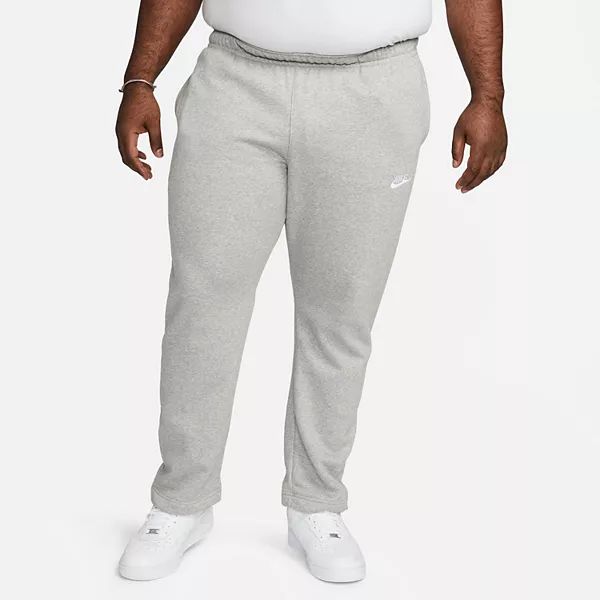 Big & Tall Nike Sportswear Club Fleece Open-Hem Pants | Kohl's