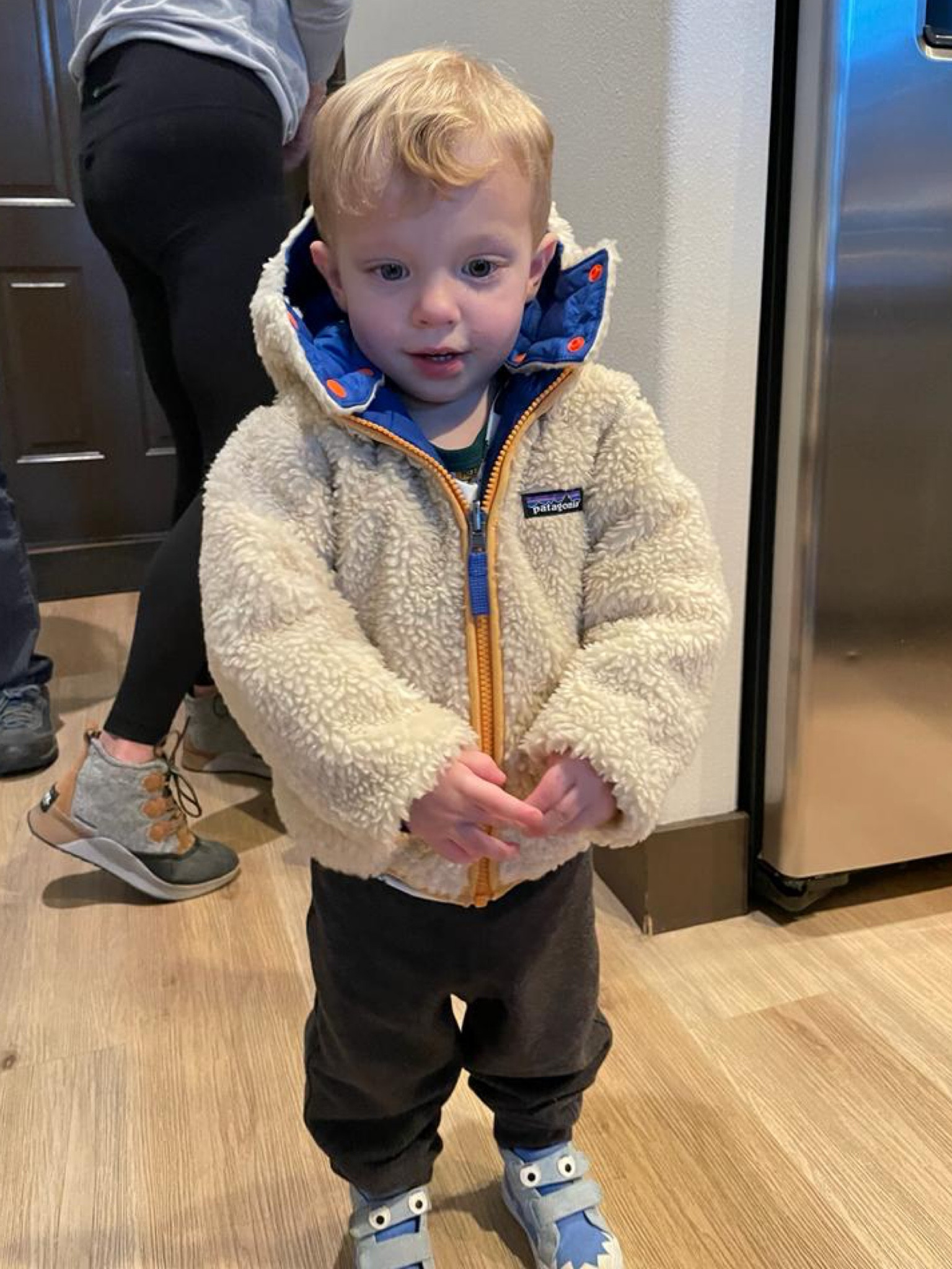 
Patagonia Reversible Tribbles Hooded Jacket - Infants and Toddlers 

#LTKkids #LTKbaby