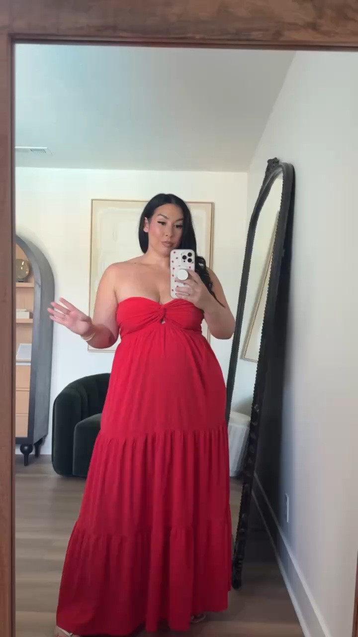 Prettiest red dress with knot detailing and an open back! 

outfit inspo, summer outfits, midsize fashion

#LTKootd #LTKSeasonal #LTKMidsize
