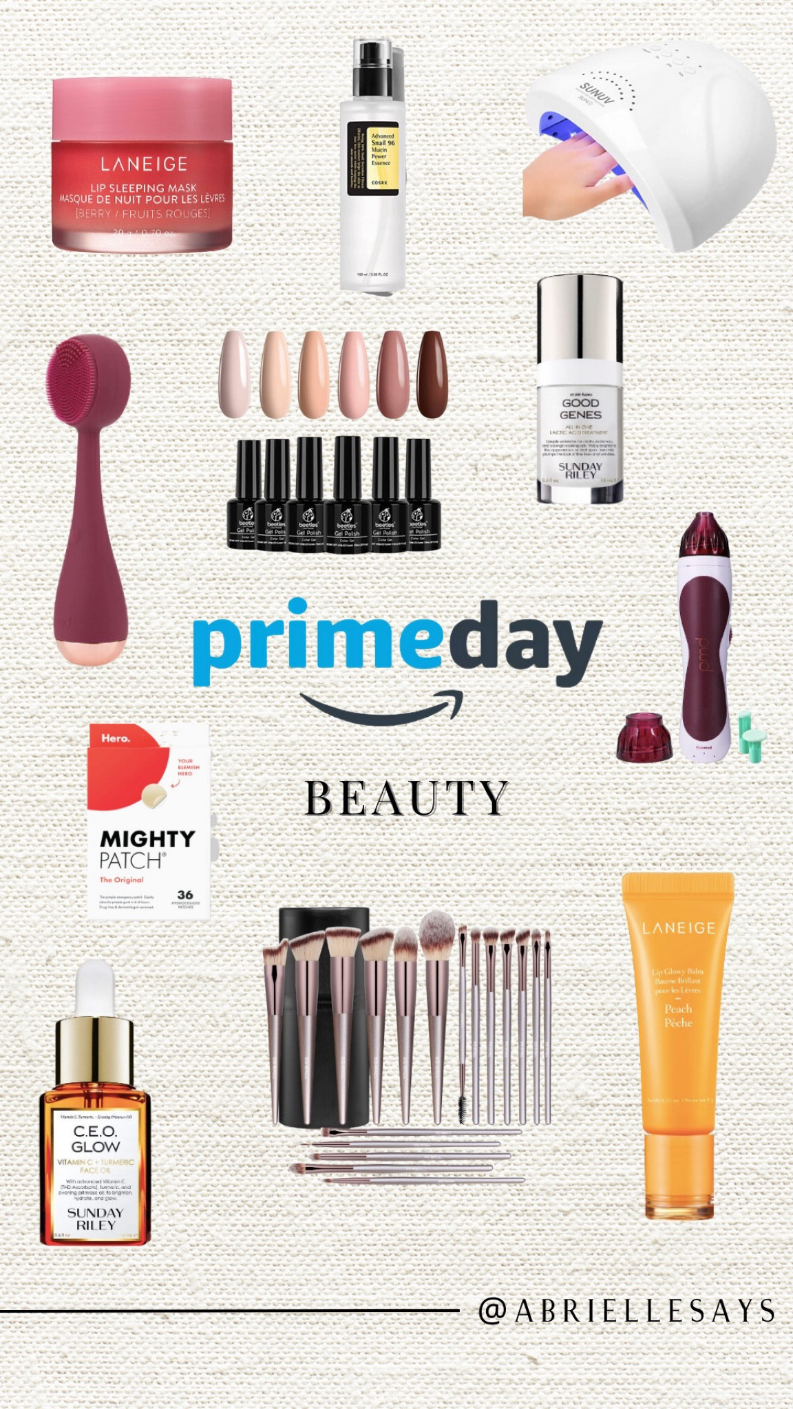 AMAZON PRIME DAY BEAUTY FAVS


#amazonprimeday #amazonprime #primeday #sale #amazon #beauty 

#LTKxNSale #LTKxPrimeDay #LTKsalealert