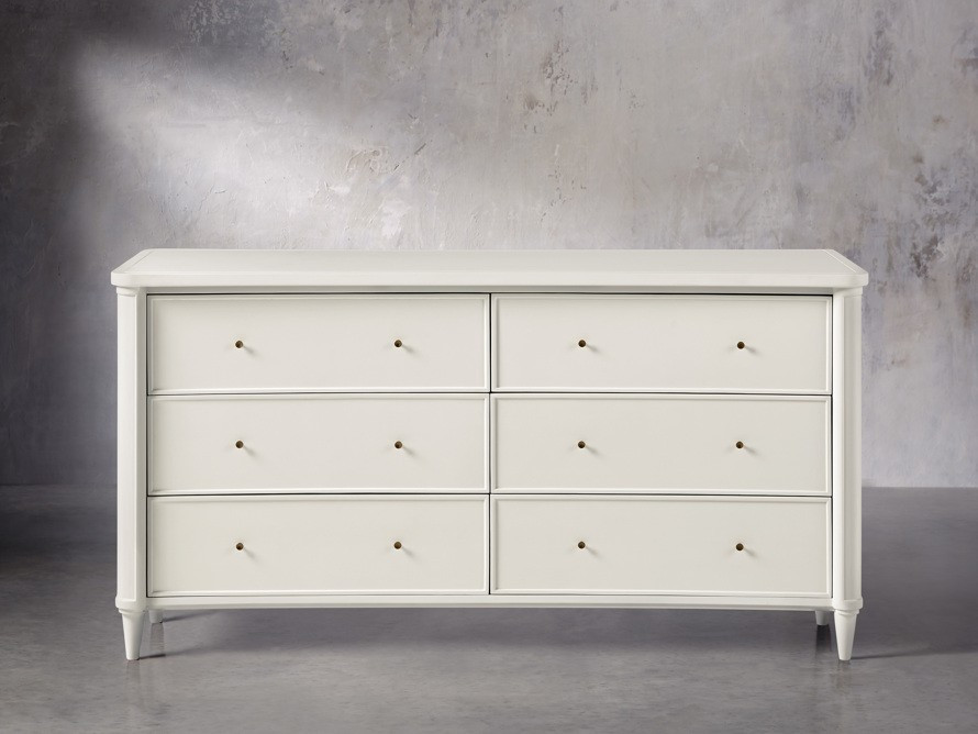 Henley Wide Dresser in Coconut Crema | Arhaus