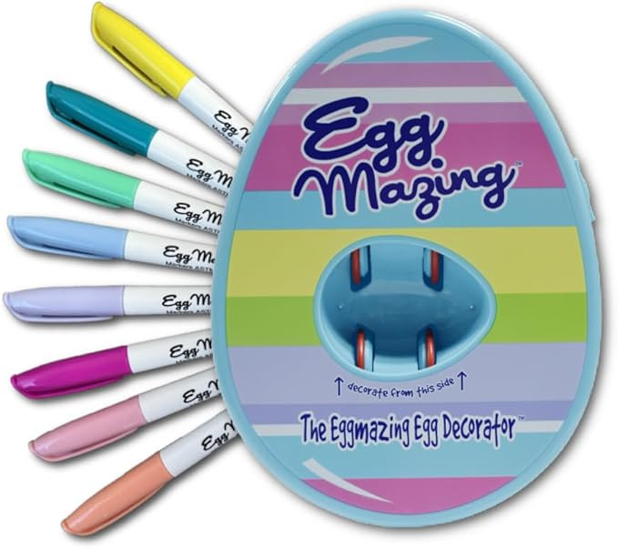 The Eggmazing Egg Decorator Easter Egg Decorator Kit - Arts and Crafts Set - Includes Egg Decorat... | Amazon (US)