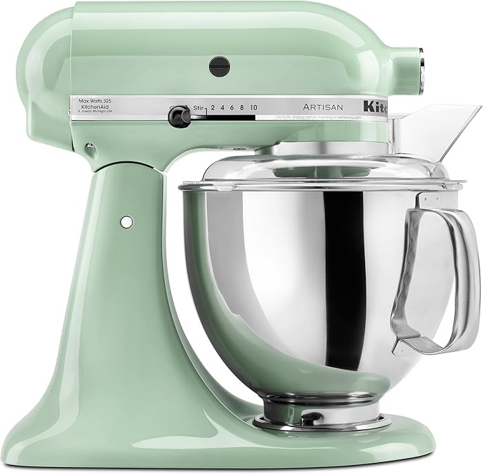 KitchenAid Artisan Series 5 Quart Tilt Head Stand Mixer with Pouring Shield KSM150PS, Pistachio | Amazon (US)