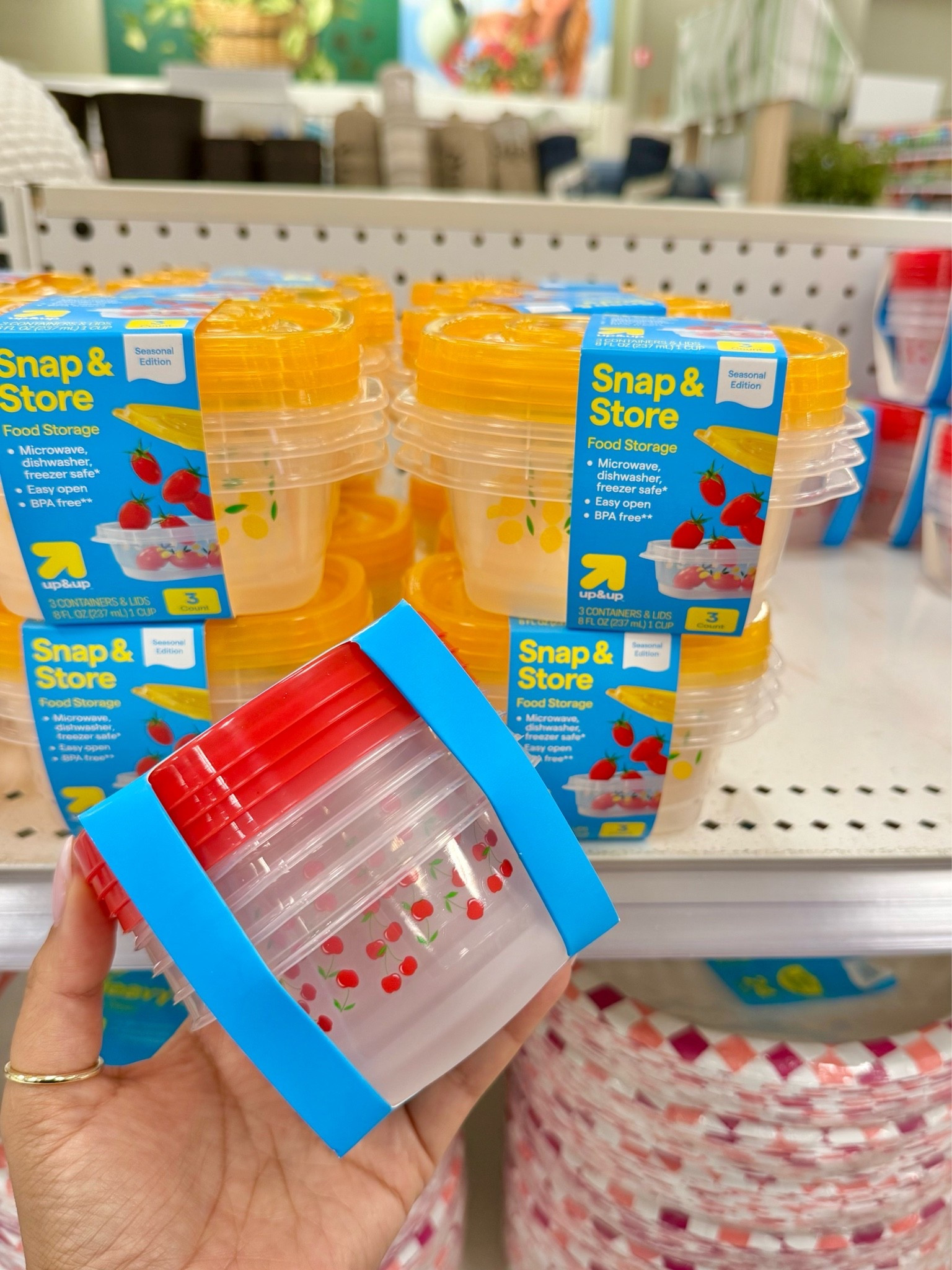 Cute new food storage containers🍒🍋