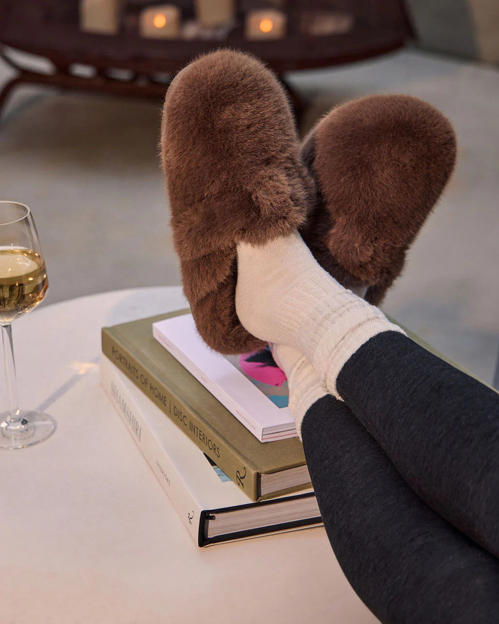 Snowfall Secrets Faux Fur Mules | VICI