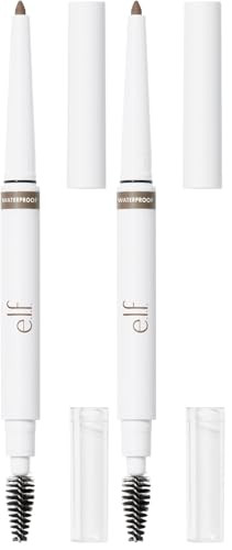 e.l.f. Instant Lift Waterproof Brow Pencil, Long-Lasting Eyebrow Pencil For Grooming & Shaping Brows, Vegan & Cruelty-free, Blonde (Pack of 2) | Amazon (US)