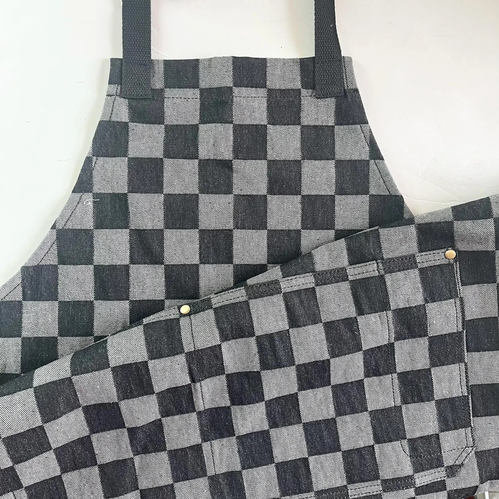 Embroidered Apron with Leather Strap, Personalized Cooking Apron, Gift for Dad | Etsy (Global)