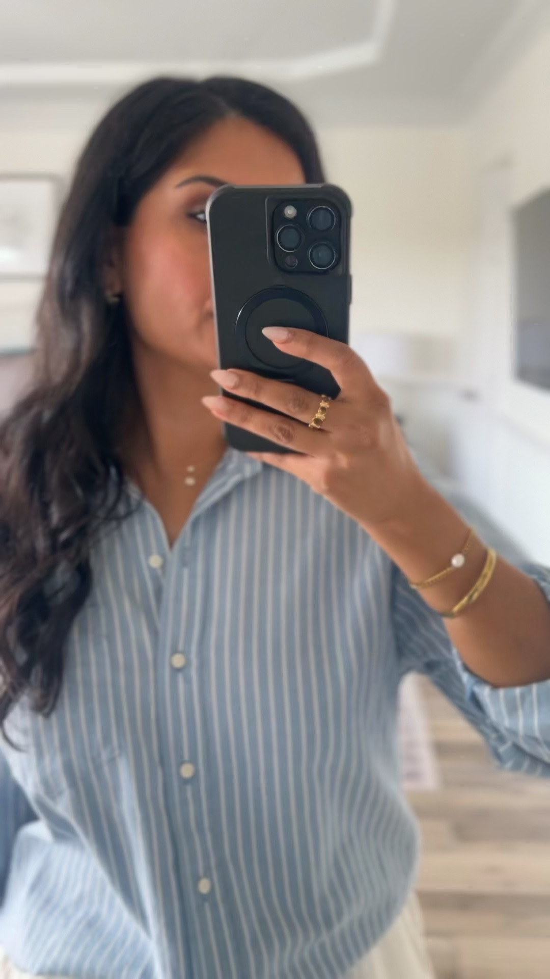 Linked similar pants and shirt