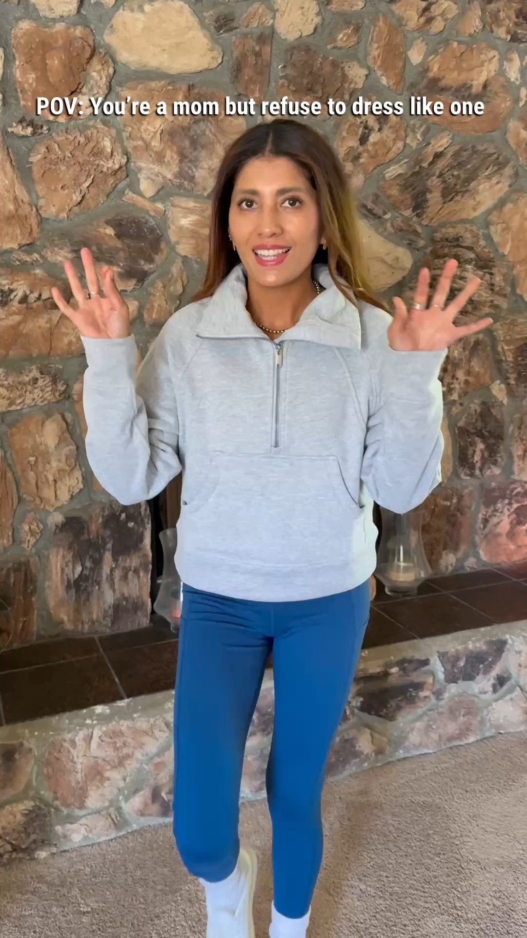 New activewear drop from The Gym People and I’m obsessed 🤍

These high-waisted leggings are SO flattering — amazing fit, side pockets (yes please 🙌), tummy control, and ultra-stretchy for any workout from strength training to hot girl walks.

Paired with this cropped half-zip fleece sweatshirt with thumb holes — cozy, stylish, and perfect for layering pre & post workout.

Wearing size XS in everything for reference ✨

Perfect mom-on-the-go workout set, gym outfit idea, or athleisure look you can run errands in.



The Gym People leggings, high waisted leggings, tummy control leggings, leggings with pockets, stretchy workout leggings, gym outfit women, athletic wear for women, cropped fleece sweatshirt, half zip workout top, thumb hole sweatshirt, cozy athleisure set, mom workout outfit, XS activewear, flattering gym leggings, affordable workout clothes, Amazon activewear dupe, fall gym outfit, pilates outfit, strength training outfit, athleisure style 2026, women’s gym fashion

#gymoutfit #thegympeople #workoutwear #athleisurestyle #momfitness #over40fitness #leggingswithpockets #tummycontrolleggings #gymstyle #pilatesoutfit #strengthtraining #activewearlook #amazonactivewear #fitnessmom #xsstyle #croppedhoodie #womenwholift #ltkfit #ltkstyle #ltkunder50

#LTKActive #LTKootd #LTKfitnessgoals