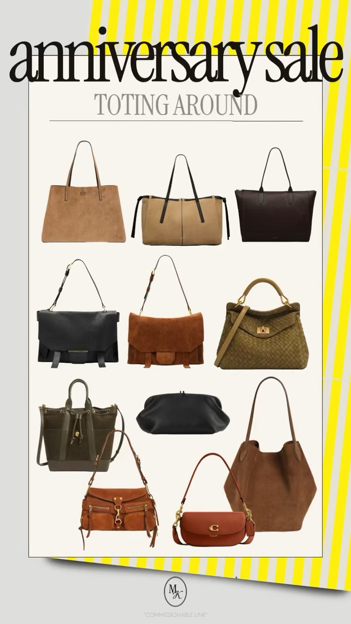 bags and totes from the nsale I am eyeing nordstrom sale, nsale, nordstrom anniversary, fall trend, fall bag, purse, clutch, designer bag, work tote, suede, leather

#LTKSeasonal #LTKOver40 #LTKSaleAlert