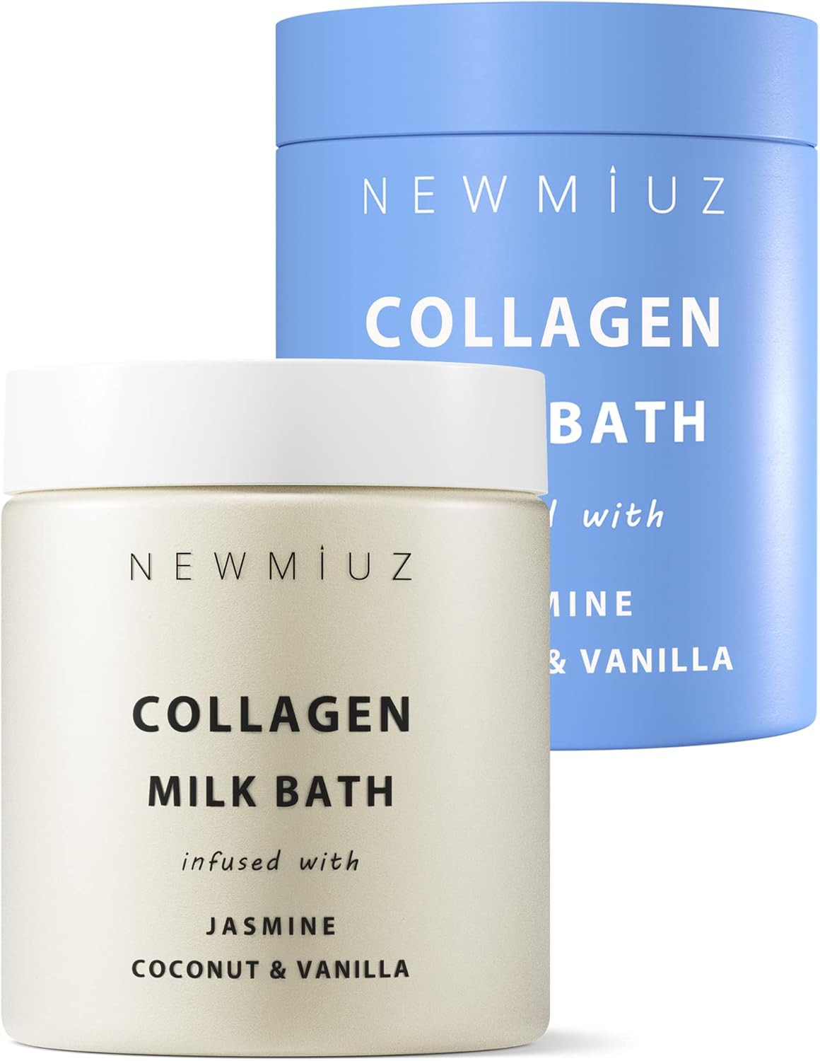 Creamy Coconut Collagen Milk Bath Soak Powder Moisturize & Soften Skin – Vanilla Jasmine Luxury... | Amazon (US)