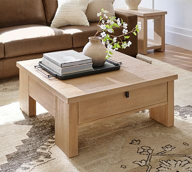 Modern Farmhouse Square Coffee Table (36") | Pottery Barn (US)