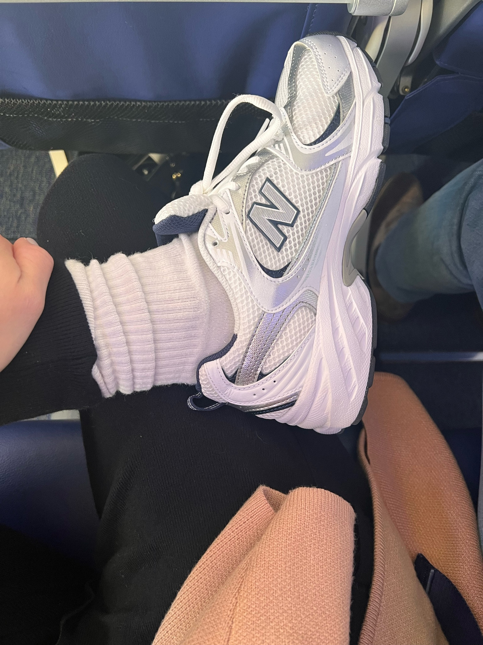 New balance 530 - fit tts, maybe .5 size big

Women’s sneakers // dad sneakers // travel outfit // crew socks 

#LTKstyletip #LTKtravel #LTKSeasonal