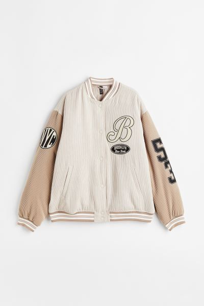 Twill Baseball Jacket | H&M (US + CA)