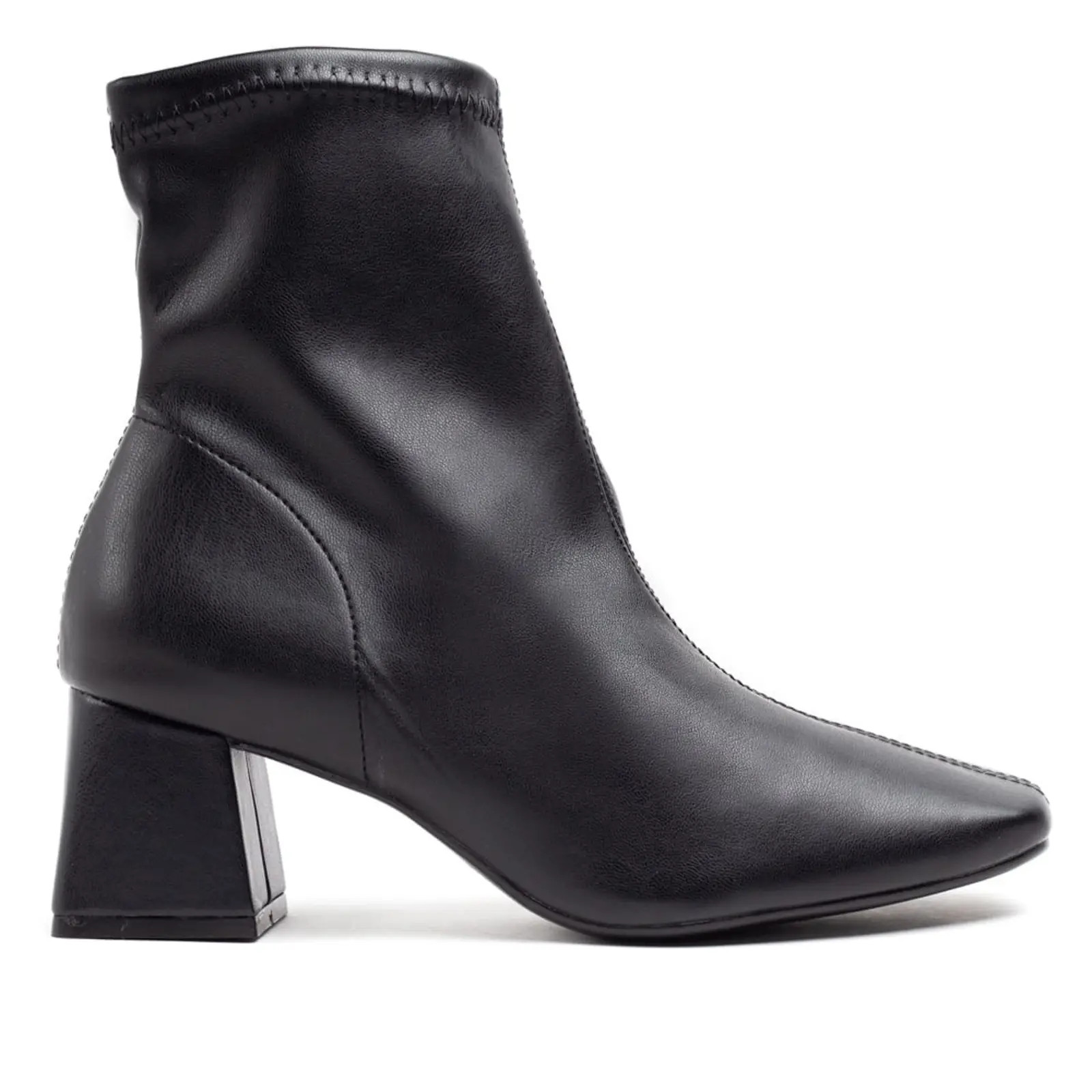 Bota Feminina Bebecê com Salto Bloco e Bico Quadrado Preto | Dafiti (BR)