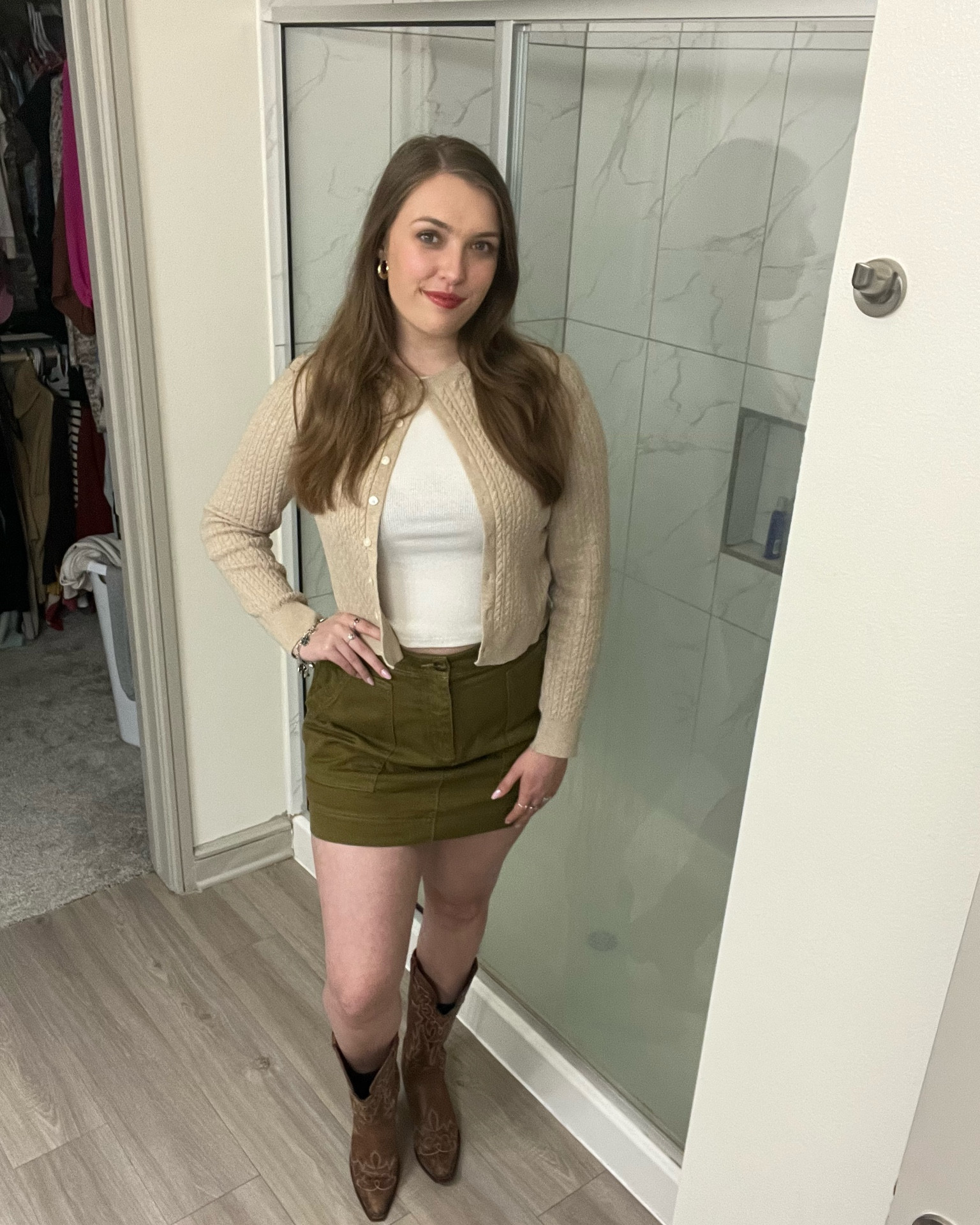 Wore this cute fit from @oldnavy for a dancing date night last weekend 🤠🤎 #tallgirl #tallgirlstyle #tallgirlfashion #dallas #dfw #dallasinfluencer #dallastexas #winteroutfit #winterfashion #easyoutfit #size8 #midsizefashion #midsizeoutfit #curvyfashion #curvystyle #outfitinspiration #ootd #outfitinspo #grwm #winterstyle #midsizestyle #outfitideas #oldnavystyle #oldnavy #westernoutfit #cowgirlboots #cardigan #springoutfit #springfashion



#LTKSeasonal #LTKMidsize #LTKStyleTip