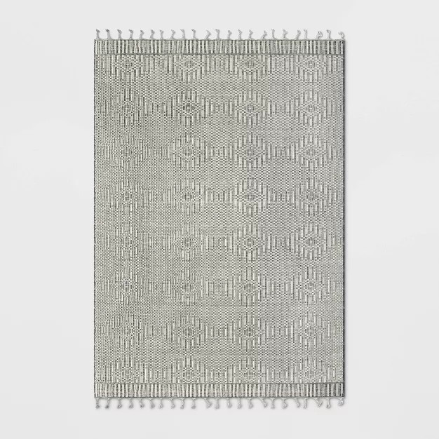 Diamond Outdoor Rug with Fringe - Threshold™ designed with Studio McGee | Target