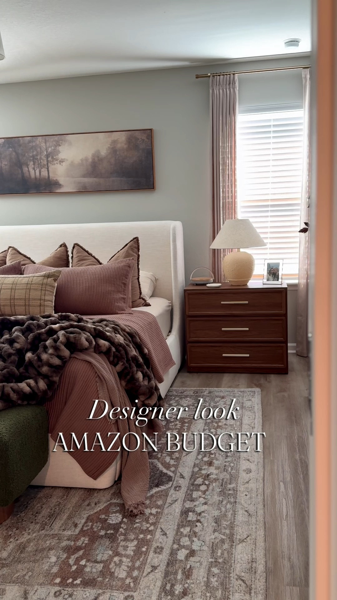 Stunning oversized nightstands from Amazon! Love the color & style 🤎

Amazon home find, Amazon nightstands, oversized nightstands, Amazon bedding, designer inspired home finds, master bedroom, guest bedroom, moody bedroom, Amazon framed art, bedroom inspiration, Loloi rugs, Amazon curtains 

#LTKHome