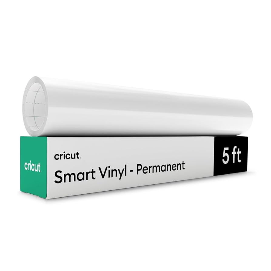 Cricut Smart Permanent Vinyl, White (13in x 5ft) - for Maker & Explore Machines | Amazon (US)