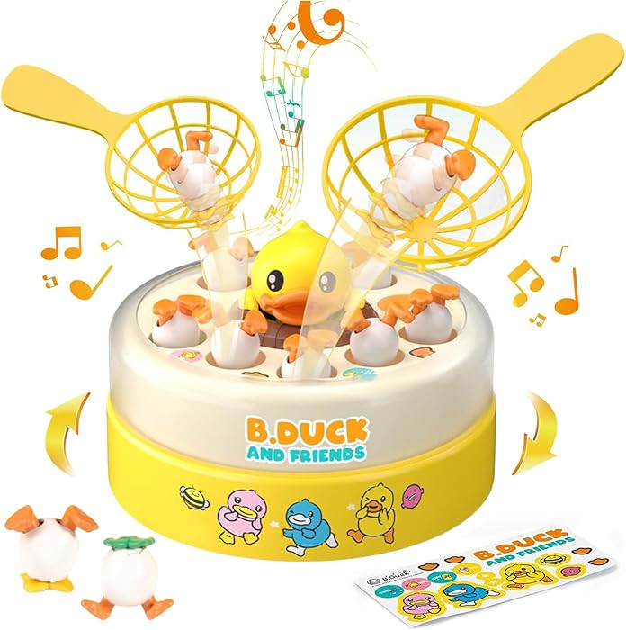 BDUCK+ Board Games for Toddlers, Kids Toys Jumping Ducks Game for Kids 4-8, 2 Players Family Boar... | Amazon (US)