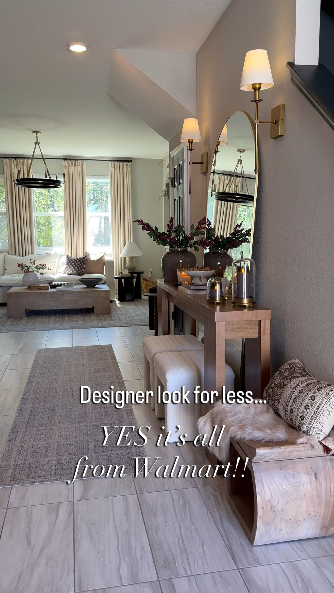 Designer looks.. Walmart budget! A few of my top picks 👌🏽

Walmart home finds, designer inspired home finds, entryway, living room, bedroom, console table, pottery barn look for less, Walmart home decor 

#LTKHome