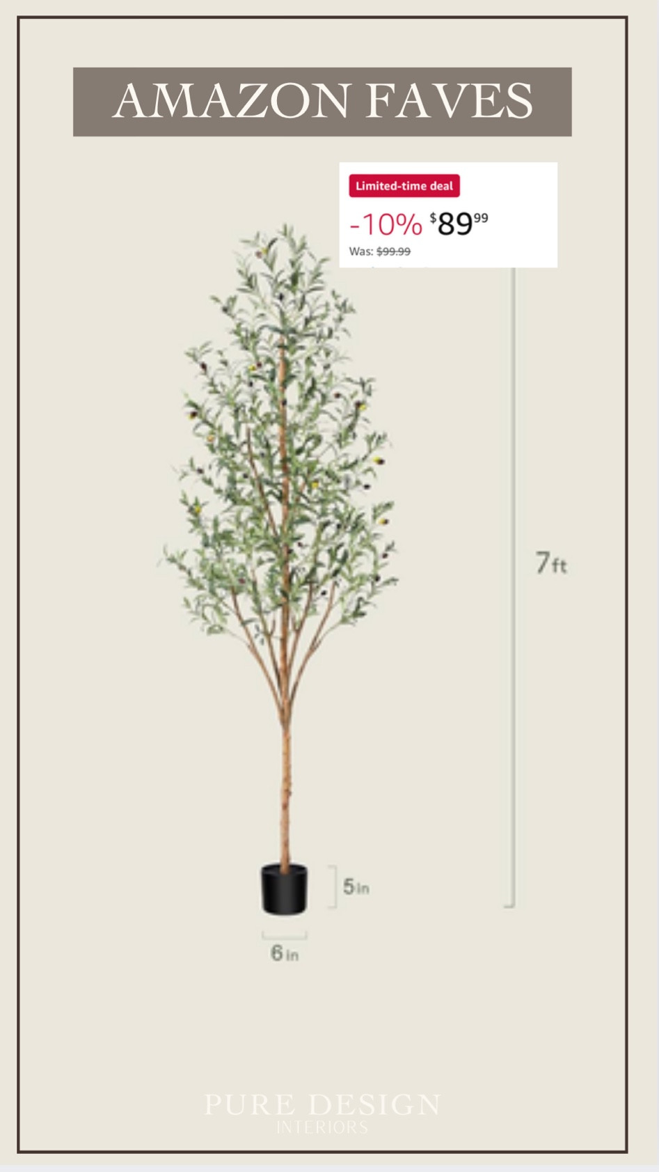 Perfect Olive tree! Amazon deal

#LTKhome #LTKstyletip #LTKsummer