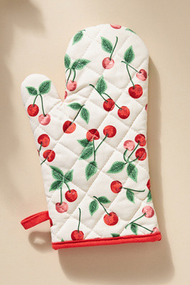 Rifle Paper Co. Cherry Oven Mitt | Anthropologie (US)