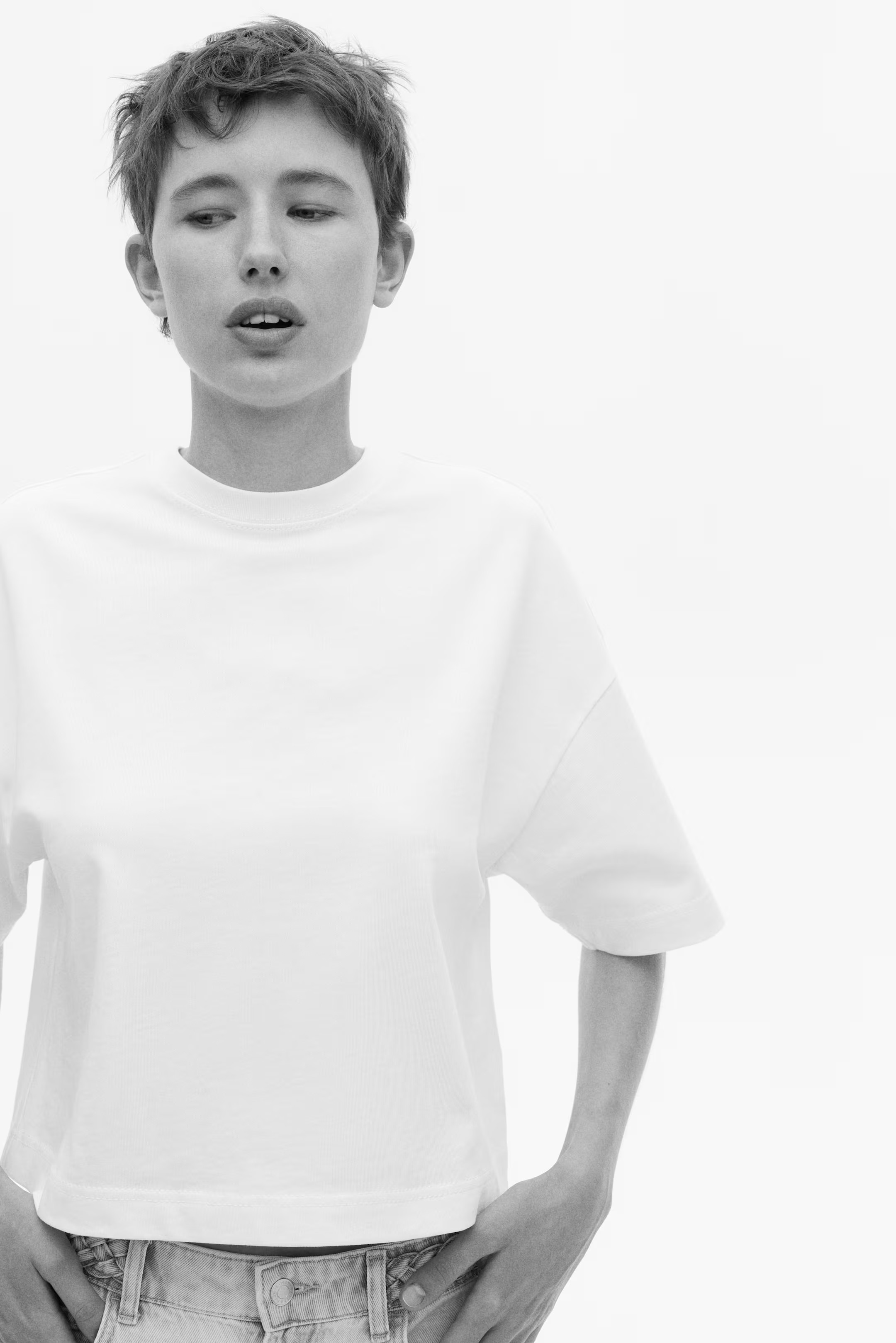 Kastiges T-Shirt | H&M (DE, AT, CH, NL, FI)