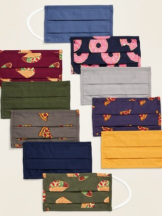 Variety 10-Pack of Triple-Layer Cloth Face Masks for Kids | Old Navy (CA)