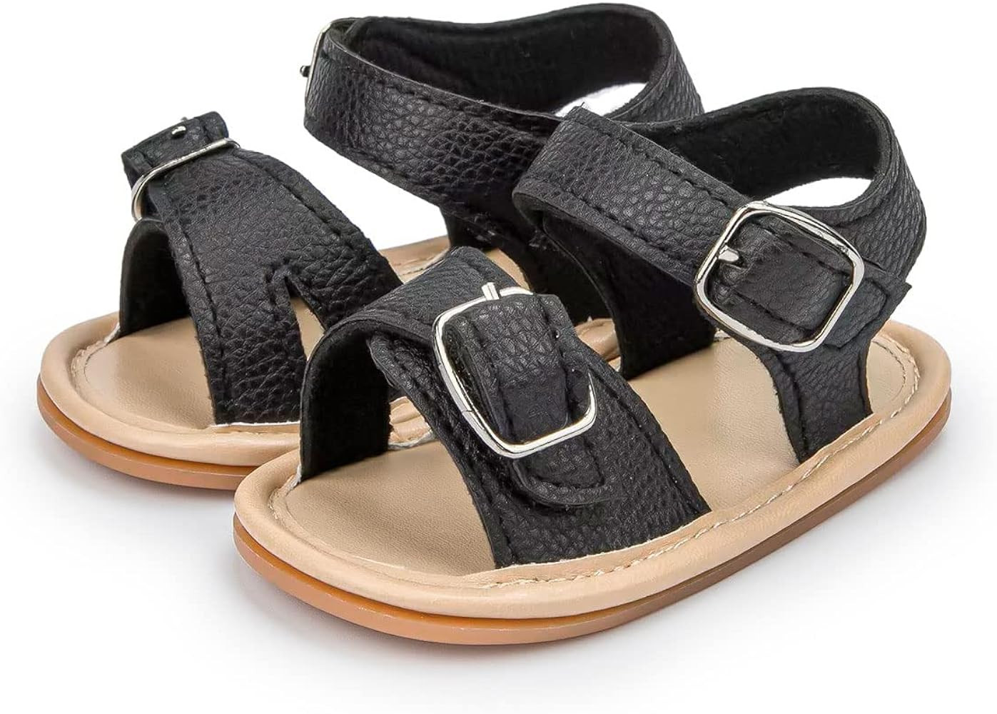 Babelvit Infant Baby Girls Boys Soft Summer Sandals Casual Dress Shoe Flower Tassel Anti Slip Rubber | Amazon (US)