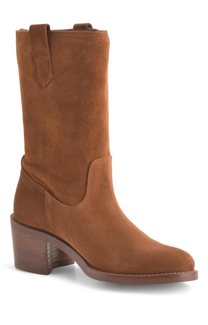 Ladies Mid Heel Calf Boot | The House Of Bruar