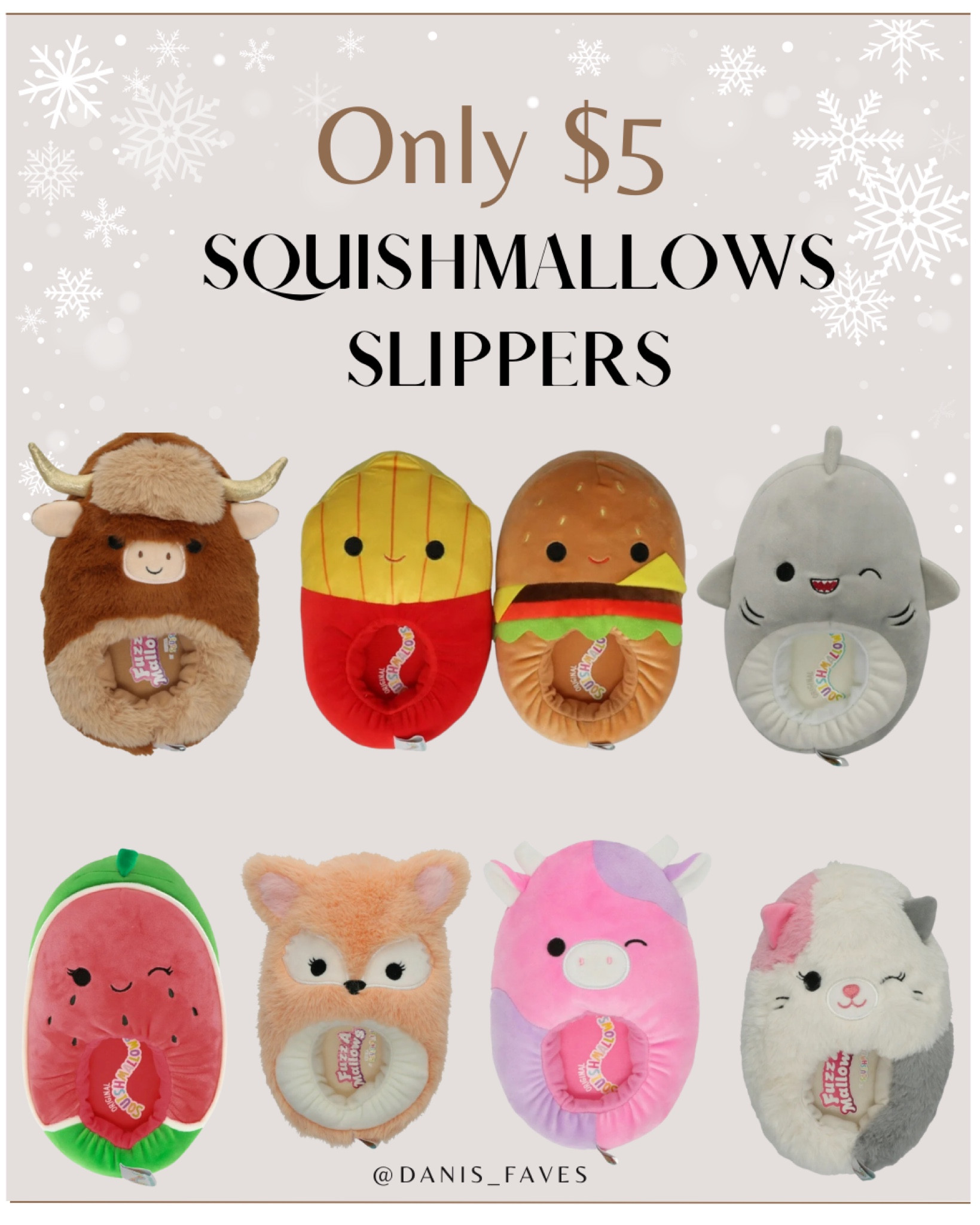 These are the cutest slippers and they are On Sale today! 

#squishmallows #slippers #kids #giftsforkids

#LTKKids #LTKSaleAlert #LTKHoliday