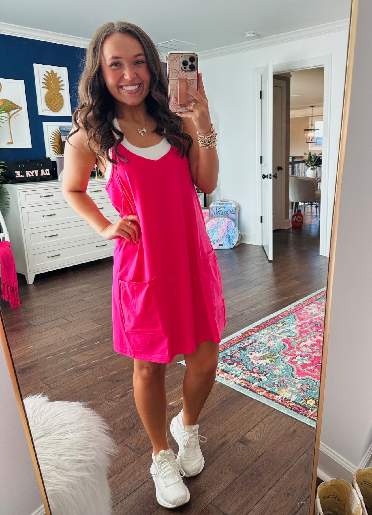 These athletic dresses from Amazon are the best!!! 🙌🙌🙌 I have multiple colors now… they’re that good! They have adjustable straps and built in short. I’m wearing a size small for reference💗 

#LTKStyleTip #LTKFindsUnder100 #LTKShoeCrush