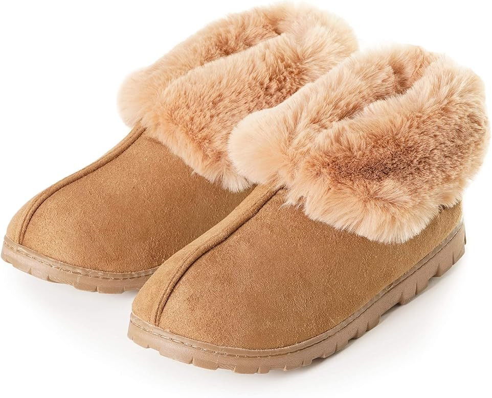 Amazon.com | EuropeanSoftest Women's Micro Suede Faux Fur Fleece Lined Cozy 80-D High-Density Memory | Amazon (US)