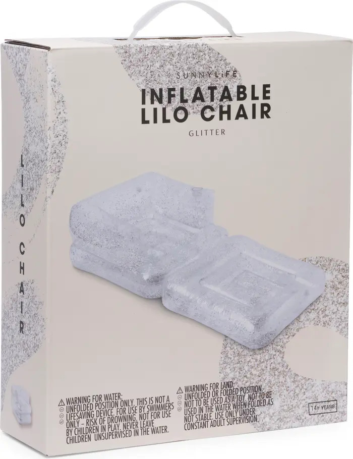 Lilo Glitter Inflatable Pool Chair | Nordstrom