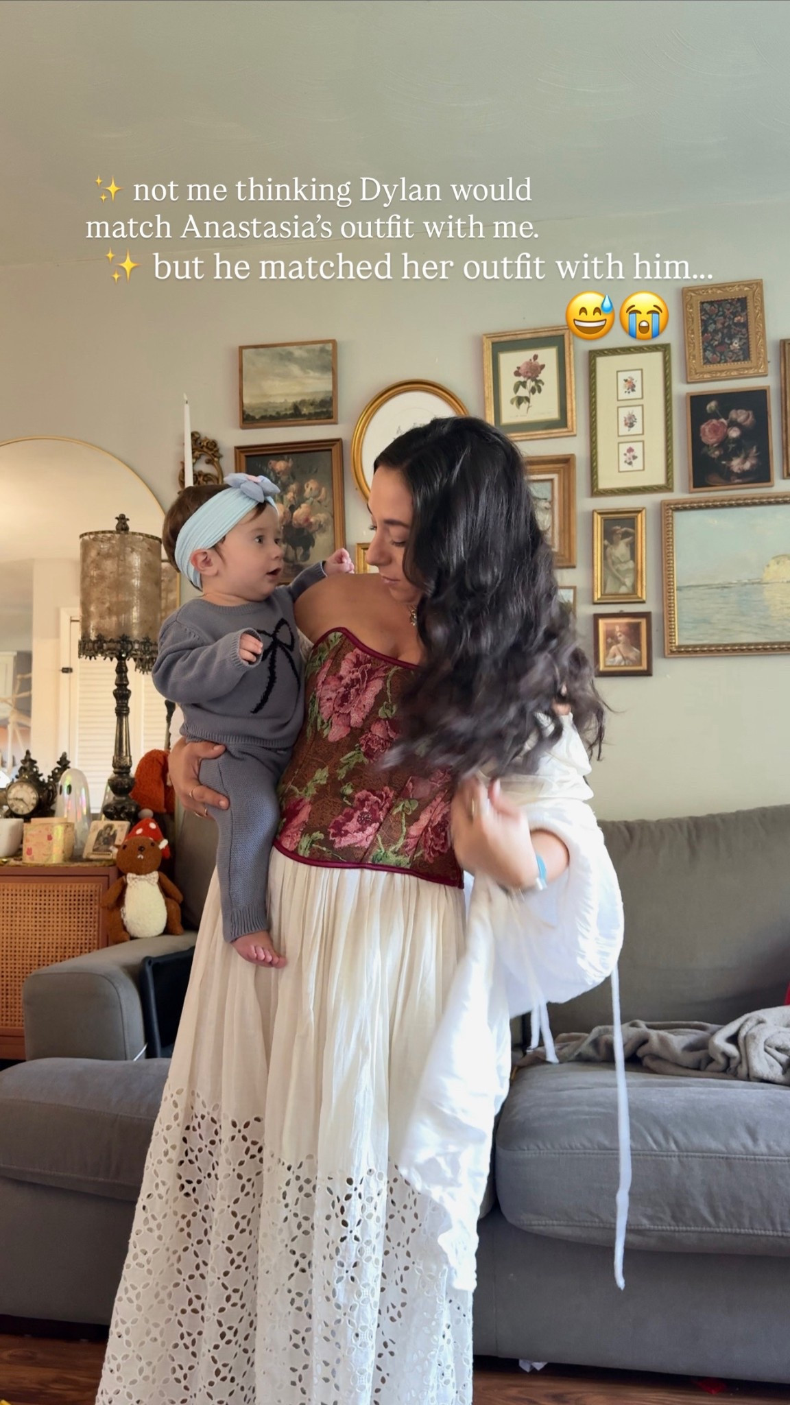 Not me thinking my husband would match our baby’s outfit with me… but he matched with her instead 😅😭 Cozy neutrals, knit sets, and a touch of nostalgia — perfect for family photos, weekend walks, or fall memories at home.

Shop our matching looks, cozy baby outfits, and feminine fall style on my LTK @sofiagora 🤍

#MomAndBabyStyle #MatchingOutfits #FallAesthetic #CottagecoreMom #CozyFallLooks #FamilyPhotoOutfits #WhimsicalStyle 


#LTKFamily #LTKBaby #LTKFindsUnder50 #LTKHoliday #LTKFamily