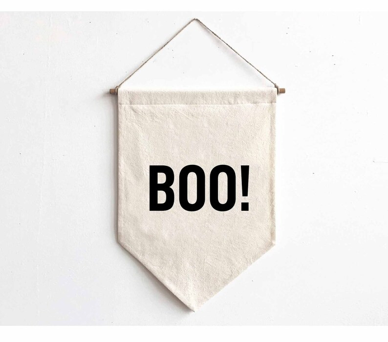Boo Wall Banner-Happy Halloween Banner-Halloween wall art-Halloween hanging banner-Halloween wall... | Etsy (US)