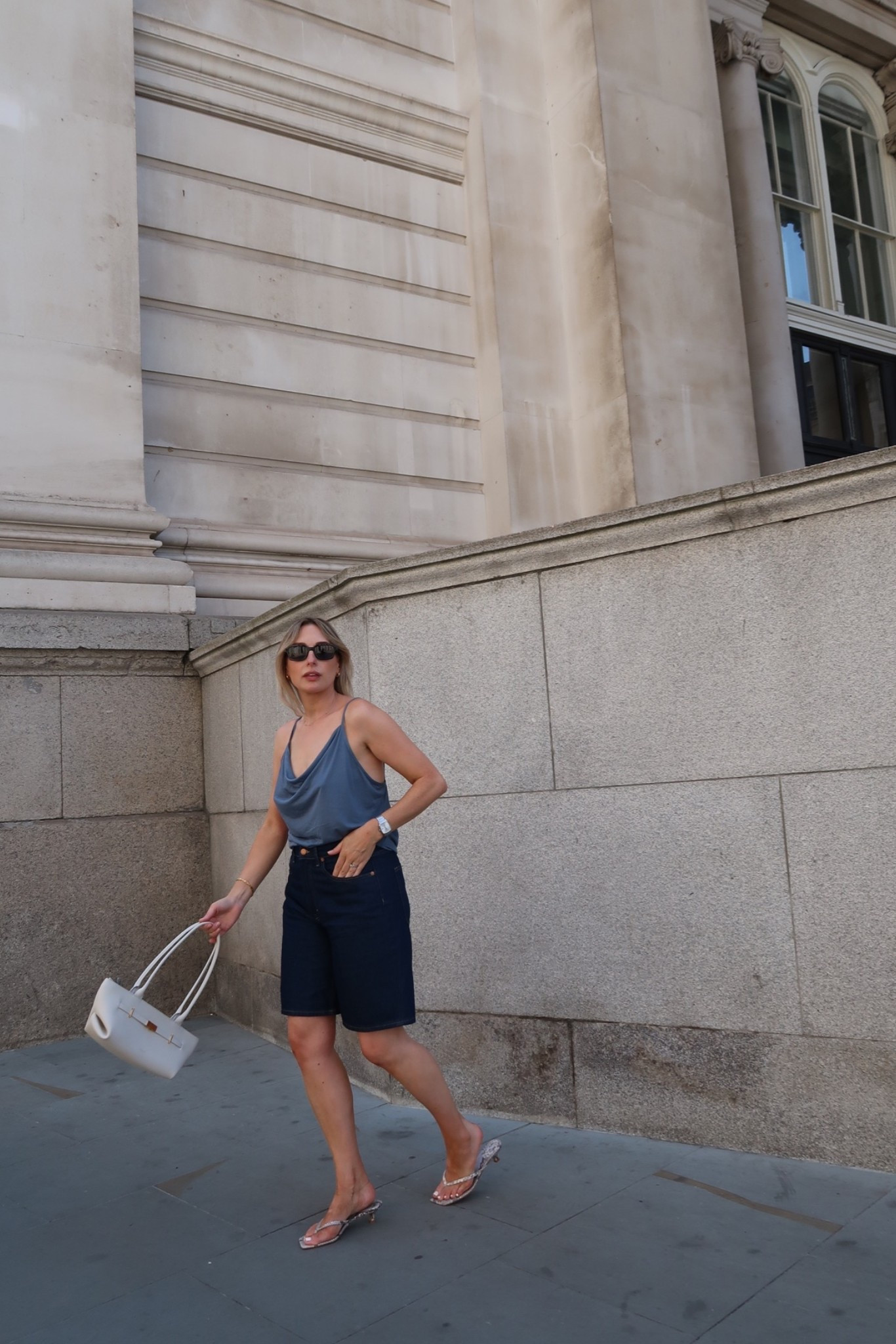 What to wear in a heatwave if you’re a jeans and a nice top girl 

Bermuda shorts
Low back top
Open back top
Kitten heel sandals
Date night outfit
Summer outfit

#LTKuk #LTKsummer #LTKdatenight