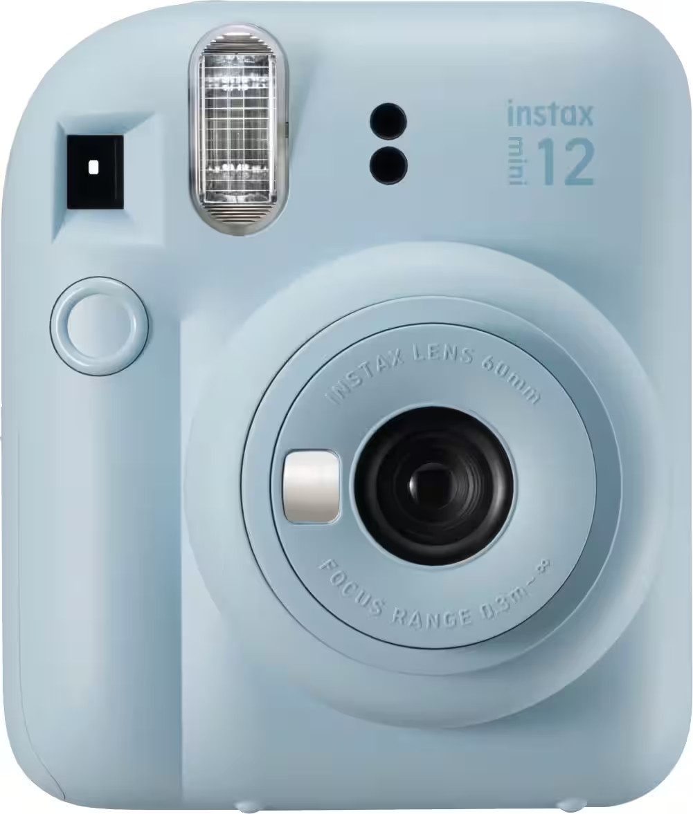 Fujifilm - instax mini 12 Instant Film Camera - Pastel Blue | Best Buy U.S.